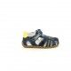 sandalias Pablosky cerradas azules y amarillas con velcro - Querol online