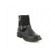 Botins XTI KIDS negres amb dos cremalleres, sivella i adorns metàl-lics - Querol online