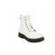 Botines XTI KIDS blancos con suela negra y cremallera interior con cordones - Querol online
