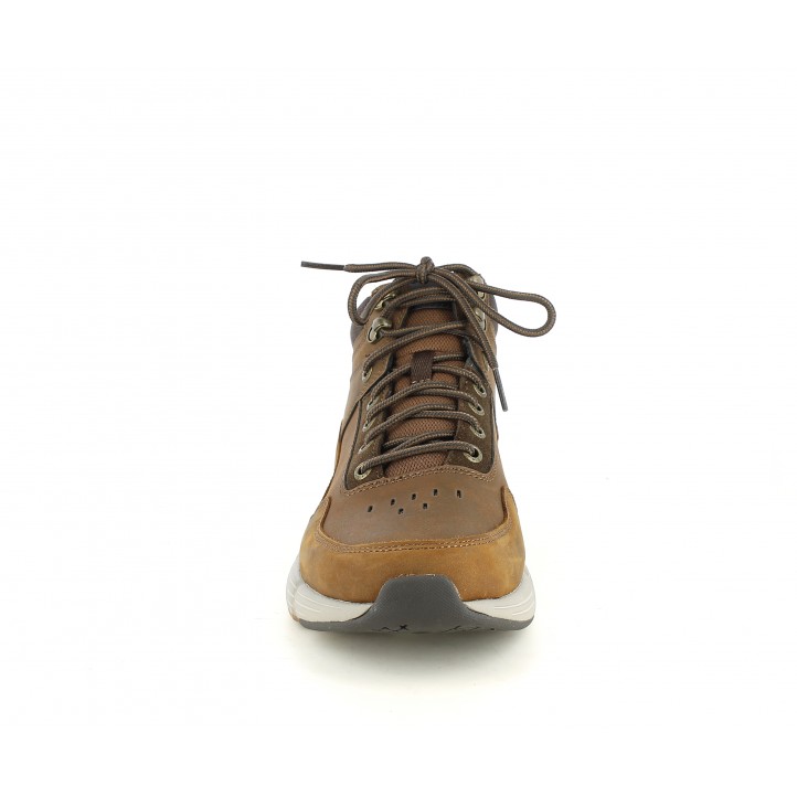 Botines Skechers marrones con cordones y plantillas memory foam - Querol online