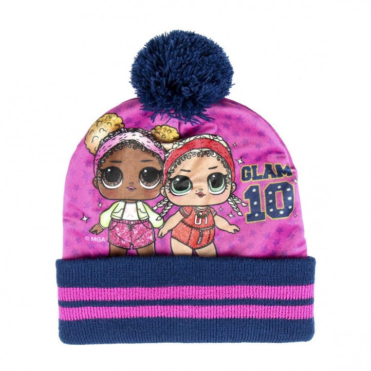Complements Cerda pack de coll polar, barret i guants de lol blau i rosa - Querol online