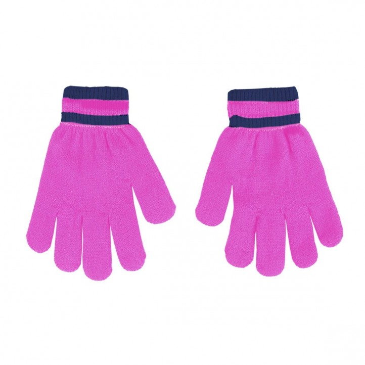 Complementos Cerda pack de cuello polar, gorro y guantes de lol azul y rosa - Querol online