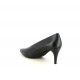 Zapatos tacón Angel Alarcón negros con punta fina y  plantilla acolchada - Querol online