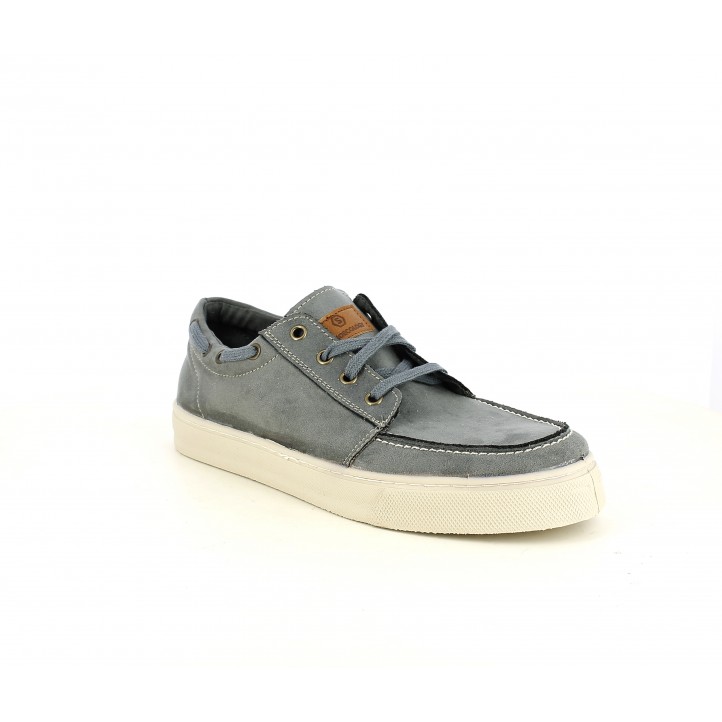 Zapatos sport SHOECOLOGY gris oscuro con cordones - Querol online