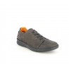 Sabates sport Zen de pell marrons amb cordons elàstics