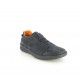 Zapatos sport Zen de piel negros con cordones elásticos - Querol online