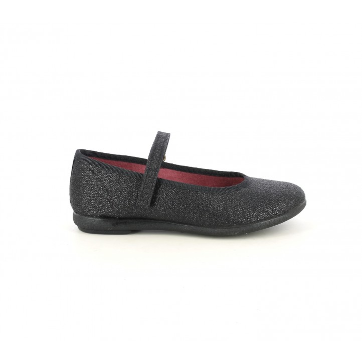 Ballarinas amb tira Duvic tèxtil metal-lizat, tira amb velcro - Querol online