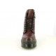 Botines STAY granates de plataforma con cordones y cremallera - Querol online