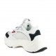 Zapatillas deportivas Tommy Hilfiger blancas fashion chunky  con cordones y combinado  con diferentes tejidos - Querol online