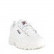Zapatillas deportivas Fila blancas con cordones modelo disruptor low - Querol online