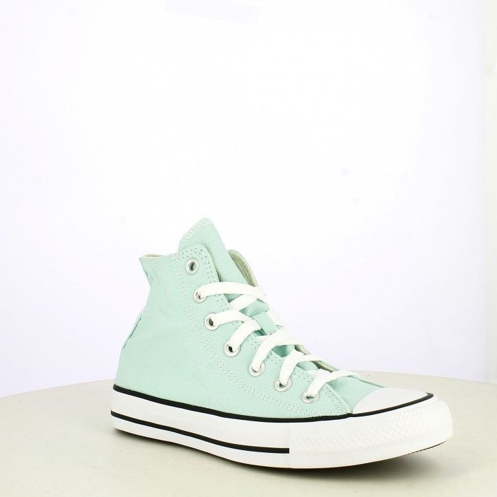 Zapatillas lona Converse verde chuch taylor all star altas - Querol online