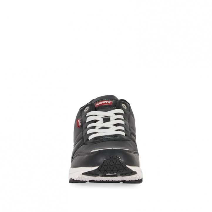 Zapatos sport Levi's negros con detalles en blanco - Querol online