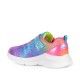 Zapatillas deporte Skechers con reflejos de colores lilas, naranjas y rosas - Querol online