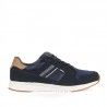 Zapatos sport Lois azules con cordones y suela blanca