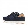 Zapatos sport Lois azules con cordones y suela blanca