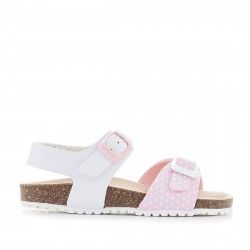 sandàlies GARVALIN roses amb piquets blancs - Querol online