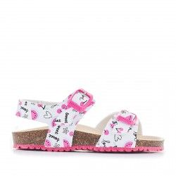sandalias GARVALIN blancas con frutas - Querol online