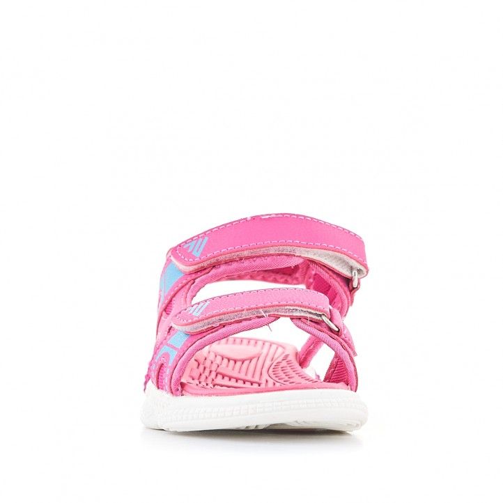 sandàlies QUETS! rosa con detalles azules - Querol online
