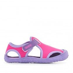 Chanclas QUETS! combinada fucsia y rosa - Querol online