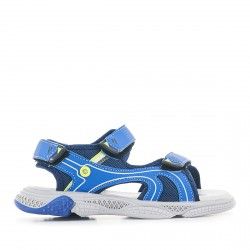 sandalias QUETS! azules con partes amarillas - Querol online