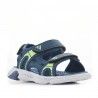 sandalias QUETS! azules marinos y verde