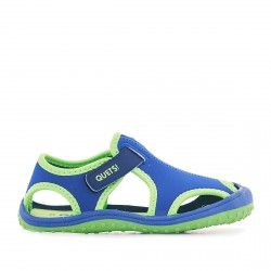 chanclas QUETS! azules y verdes de piscina - Querol online