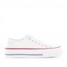 Zapatillas lona Owel blancas con plataforma