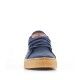 Zapatillas lona SHOECOLOGY azules y cordones - Querol online