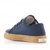 Zapatillas lona SHOECOLOGY azules y cordones