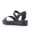 Sandalias plataformas Redlove negras animal print