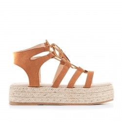 Sandàlies plataformes Owel de plataforma amb tires fins al turmell - Querol online