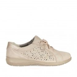 Zapatos planos You Too beige perforado - Querol online