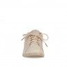 Zapatos planos You Too beige perforado