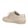 Zapatos planos You Too beige perforado