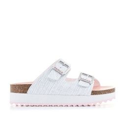 sandalias Pablosky de plataforma y doble tira - Querol online