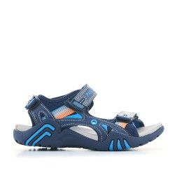 sandalias Pablosky azules oscuro con detalles en claro - Querol online