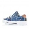 Zapatillas lona Lois denin azules