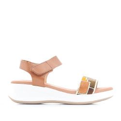 Sandalias cuña Redlove con dibujos geométricos - Querol online