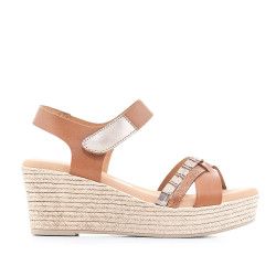 Sandalias cuña Redlove con cierre de velcro - Querol online