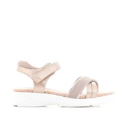 sandalias K-TINNI con diseño metalizado - Querol online