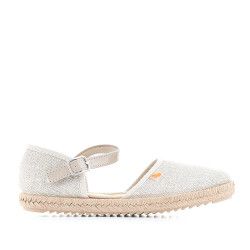 Alpargatas Vul·ladi grises con suela de esparto - Querol online