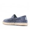 Espardenyes NATURAL WORLD blaves amb sola d'espart