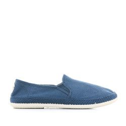 Alpargatas Bamba azules con suela blanca - Querol online