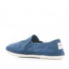 Alpargatas Bamba azules con suela blanca