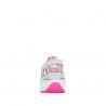 Zapatillas deporte MustangKids blancas con suela rosa