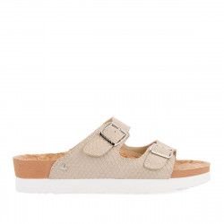 Sandàlies plataformes Gioseppo en forma de bio i color taupe - Querol online