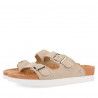 Sandalias plataformas Gioseppo en forma de bio y color taupe