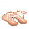 Sandalias planas Gioseppo trenzada blanca