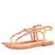 Sandalias planas Gioseppo trenzada color oro - Querol online