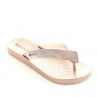 Chanclas Ipanema doradas con tiras anchas
